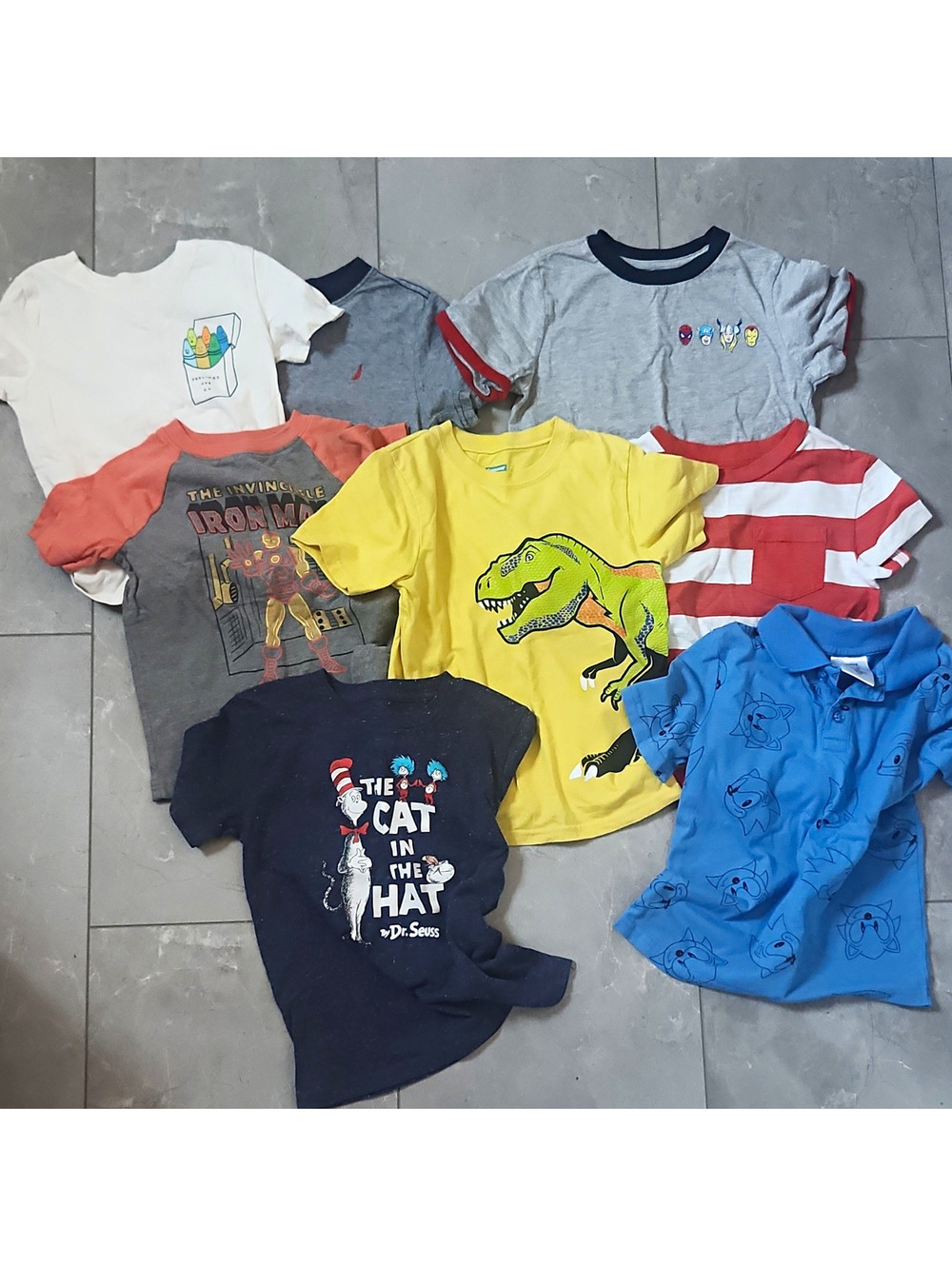 5T Lot Of 8 Boy T-Shirts